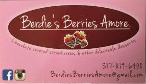 Berie's Berries Amore Logo