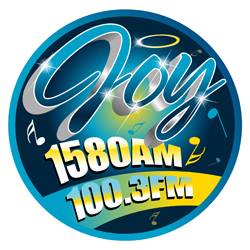 Joy 1580AM/100.3FM Logo