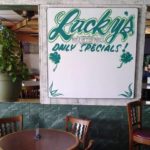 Lucky's Hole In The Wall Sports Bar Logo