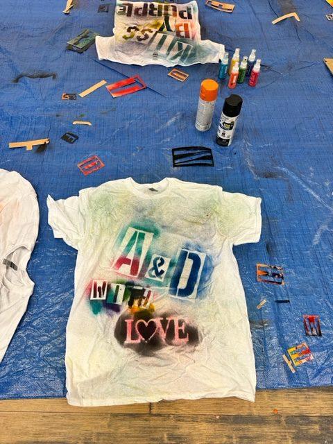 Shirt painting project